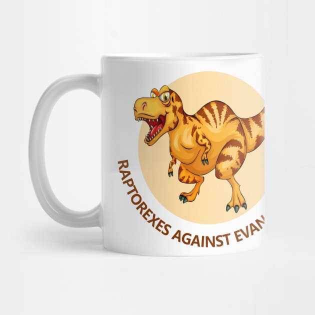 Free Thinking Club - Raptorexes Against Evangicals by Courage Today Designs